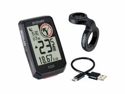SIGMA SPORT Sigma ROX 2.0 – Cykelcomputer Med GPS – Med Top Mount – Sort