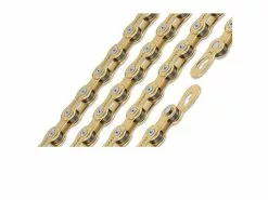 Wippermann Connex Kæde 10SG Gold – Til 10 Gear – 114 Led – Inklusiv Samleled