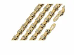 Wippermann Connex Kæde 9SG Gold – Til 9 Gear – 114 Led – Inklusiv Samleled