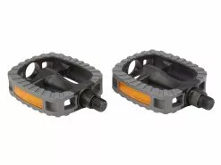 Diverse VP Pedaler Til City Bike – Sort Med Gummi Og Reflekser