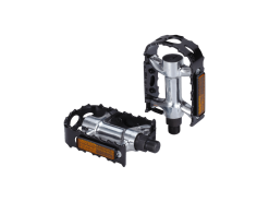 BBB Bigfeet – MTB Pedaler – Alu 9/16 – Sort/sølv