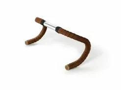 Styrbånd Brooks Brun Læder M/styrpropper Sæt