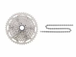 Shimano Deore Kassette Og Kæde – 10 Gear Kassette 11-46 Tands Samt HG54 Kæde
