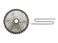 Shimano Deore/Tiagra Kassette Og Kæde – 10 Gear Kassette 11-34 Tands Samt HG54 Kæde (Bundle)