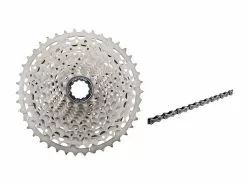 Shimano Deore Kassette Og Kæde – 11 Gear Kassette 11-42 Tands Samt HG601 Kæde (Bundle)