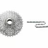 Shimano XT Kassette Og Kæde – 9 Gear Kassette 11-34 Tands Samt HG93 Kæde (Bundle)