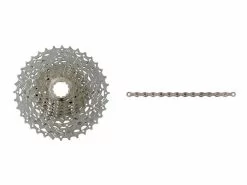 Shimano XT Kassette Og Kæde – 10 Gear Kassette 11-32 Tands Samt HG95 Kæde (Bundle)