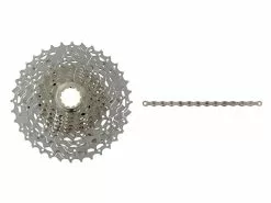 Shimano XT Kassette Og Kæde – 10 Gear Kassette 11-36 Tands Samt HG95 Kæde (Bundle)