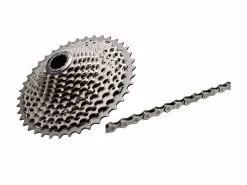 Shimano XT Kassette Og Kæde – 11 Gear Kassette 11-40 Tands Samt HG701 Kæde (Bundle)