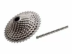 Shimano XT Kassette Og Kæde – 11 Gear Kassette 11-42 Tands Samt HG701 Kæde (Bundle)