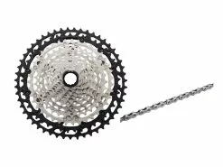Shimano XT Kassette Og Kæde – 12 Gear Kassette 10-51 Tands Samt M8100 Kæde (Bundle)