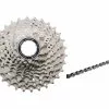 Shimano 105 Kassette Og Kæde – 11 Gear Kassette 11-32 Tands Samt HG601 Kæde (Bundle)