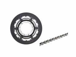 Shimano Alfine Gearhjul 18 Tands Og Rustbeskyttet Nexus Kæde NX10 (Bundle)