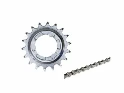 Shimano Nexus Gearhjul 18 Tands Og Rustbeskyttet Nexus Kæde NX10 (Bundle)