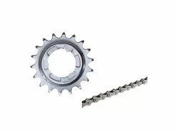 Shimano Nexus Gearhjul 21 Tands Og Rustbeskyttet Nexus Kæde NX10 (Bundle)